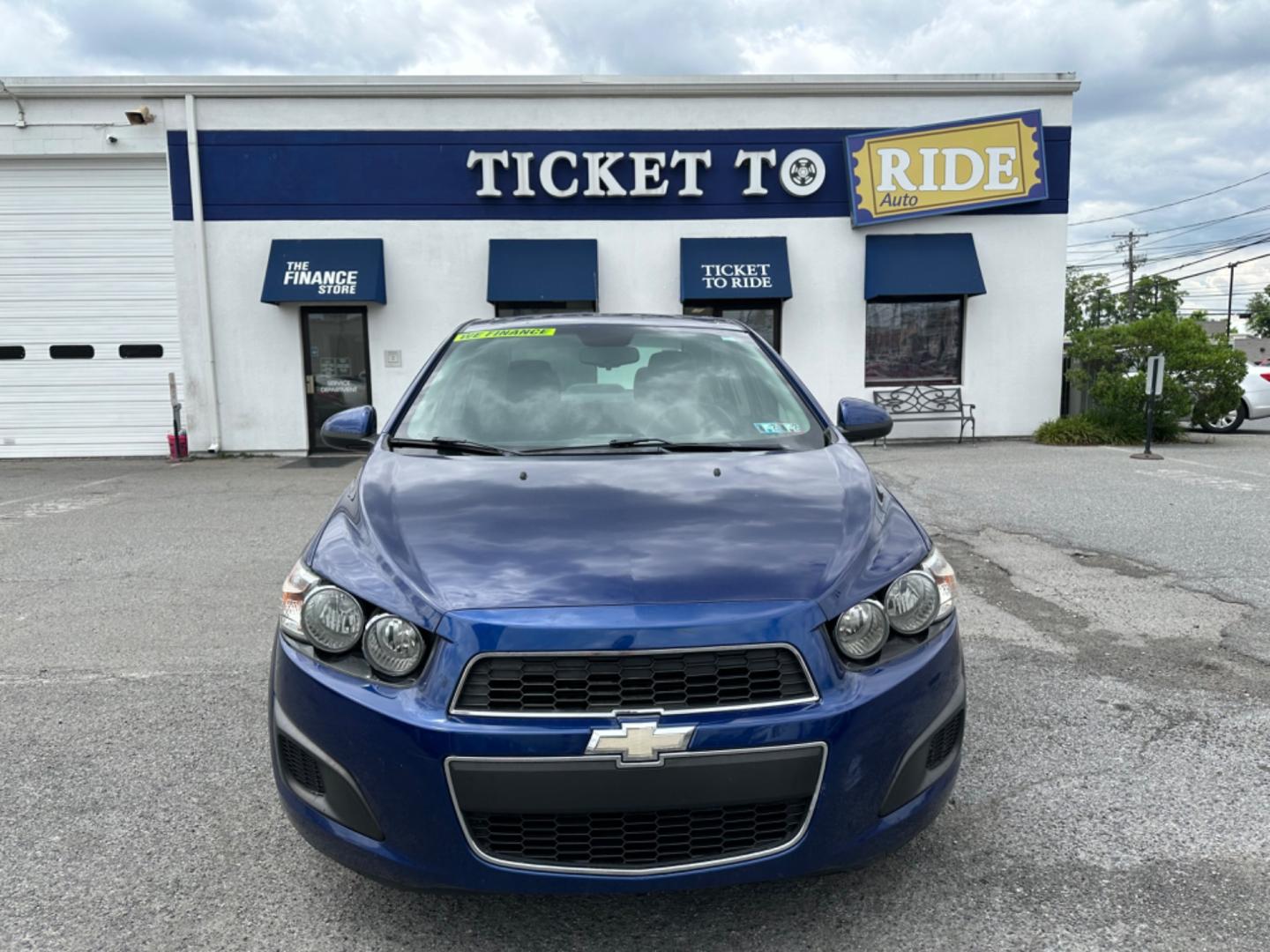 2013 BLUE Chevrolet Sonic LT Auto Sedan (1G1JC5SG7D4) with an 1.8L L4 DOHC 24V engine, 6-Speed Automatic transmission, located at 1254 Manheim Pike, Lancaster, PA, 17601, (717) 393-9133, 40.062870, -76.323273 - Photo#1